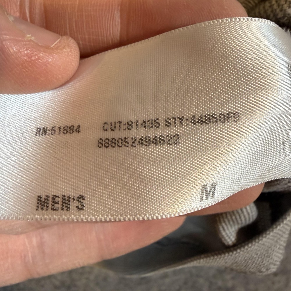 Patagonia Pullover Mens Medium Gray Capilene 1/4 Zip Long Sleeve Base Layer Top - Picture 6 of 9